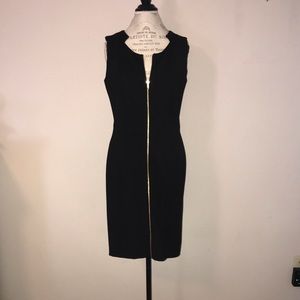 Calvin Klein Black Sheath Dress 10